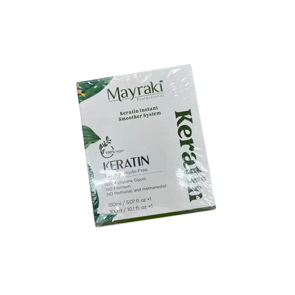 Mayraki Professional Keratin Instant Smoother System Formaldehyde Free Vegan Set